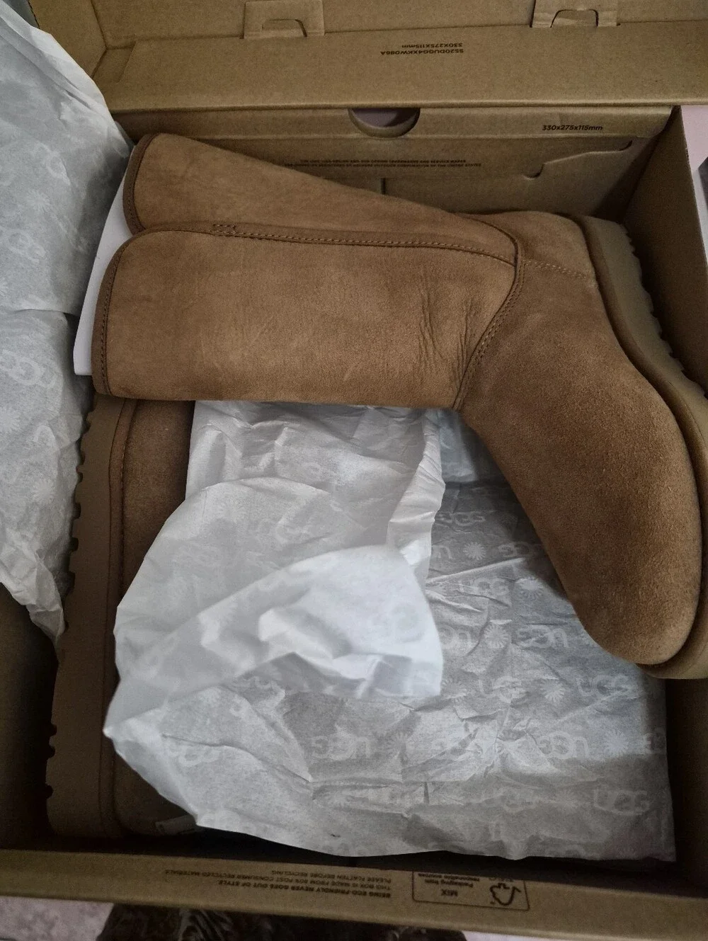 UGG Classic Tall Suede Winter Boot - Chestnut Brown